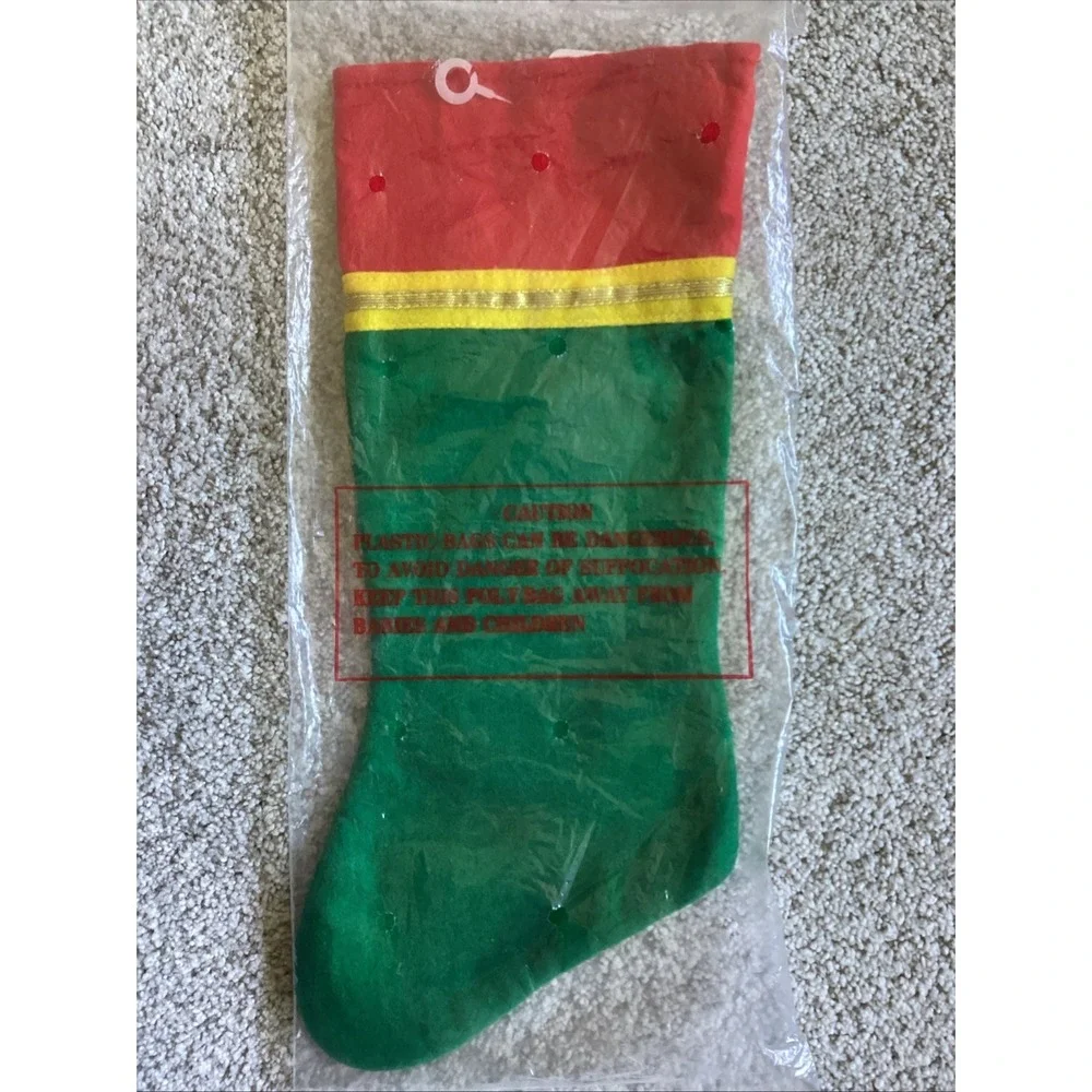 Tweety Bird Looney Tunes Christmas Stocking 1995 Vintage New Old Stock NOS